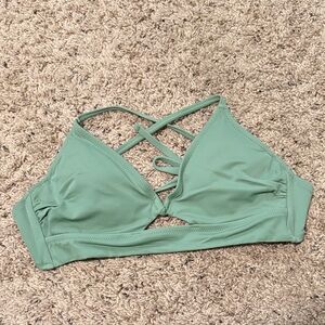 Women's Green Bikini Top